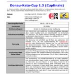 Ausschreibung Donau-Kata-Cup 1.3
