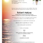 Abschied von Robert Matyus